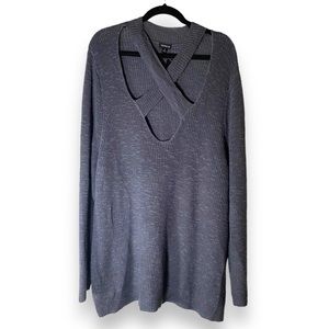 Torrid Navy Oversized Tunic Knit Sweater